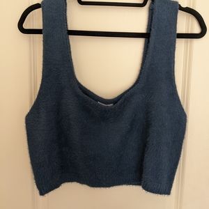 Lola May Fuzzy Crop Top